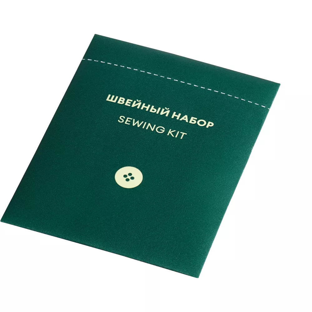 Швейный набор No name, зеленый, каменная бумага (трехшовная)