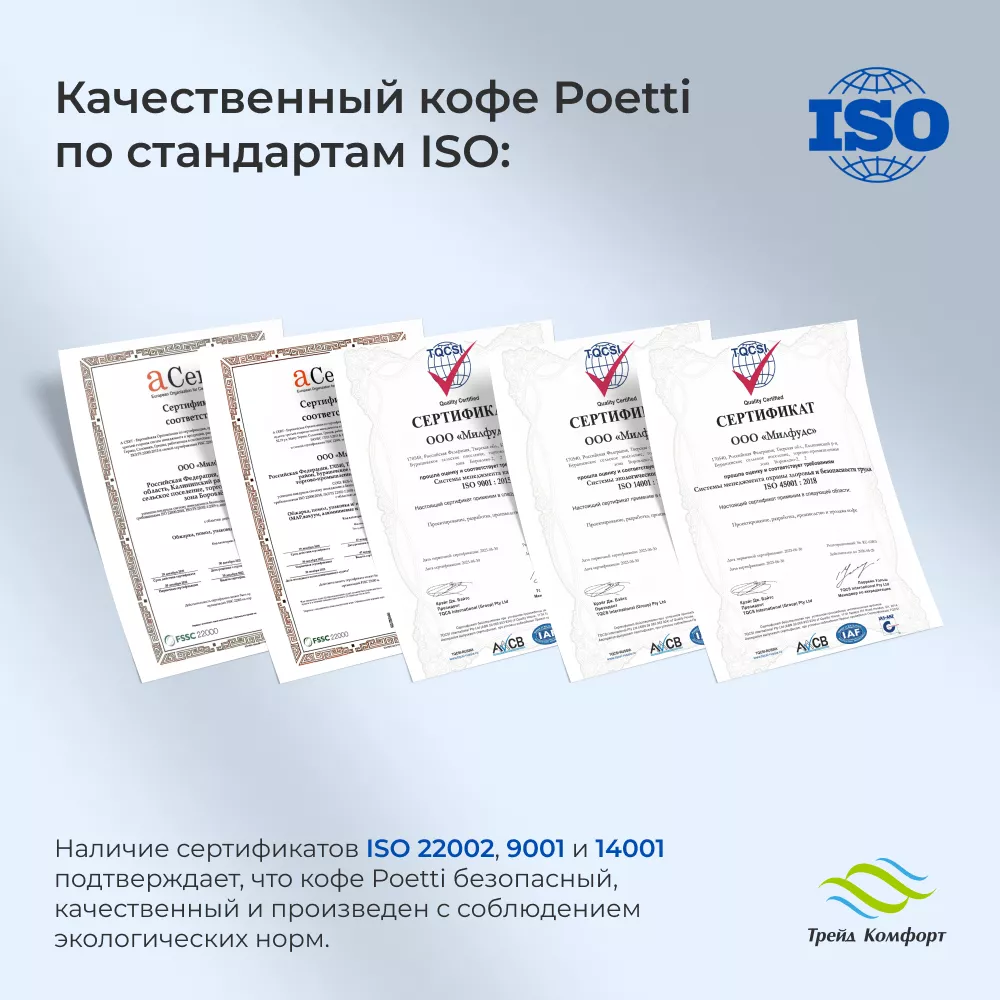 Кофе  в капсулах Poetti Soul of Rome (Соул оф Роум), натуральный жареный молотый, 5.3 г
