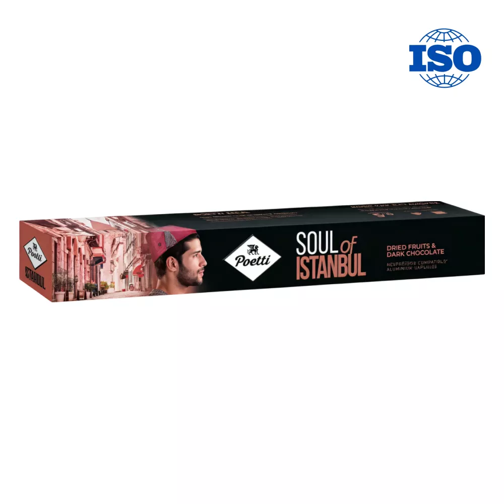 Кофе в капсулах Poetti Soul of Istanbul  (Соул оф Истанбул), натуральный жареный молотый, 5.3 г