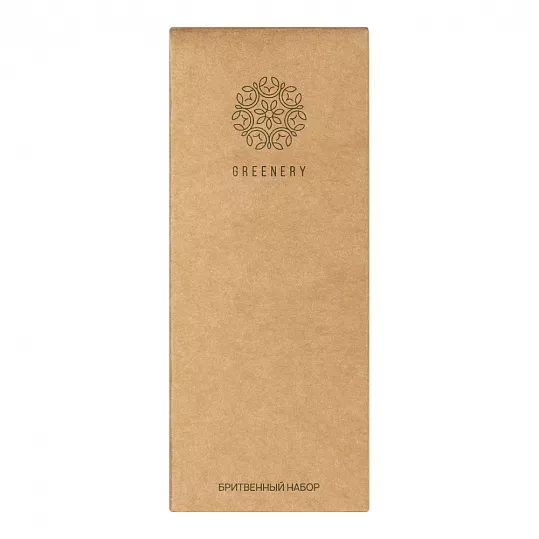 Бритвенный набор Greenery, картон