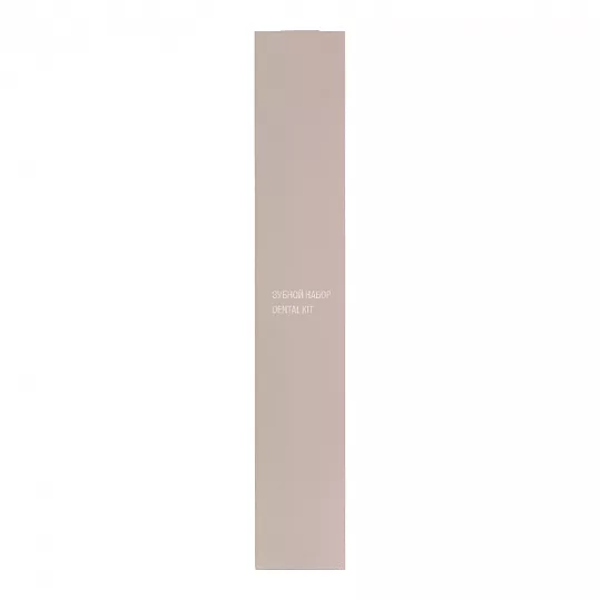 Зубной набор No name, бежевый, картон