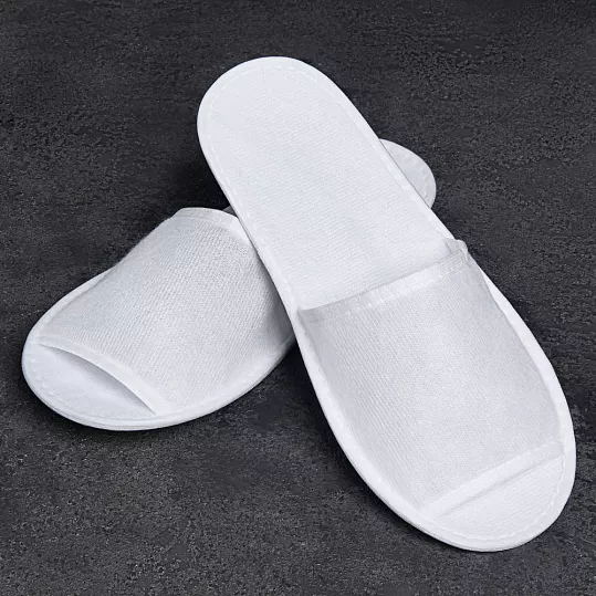 Гостиничные тапочки "Plush towel" №3, открытый мыс