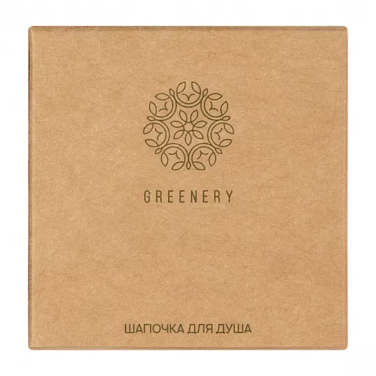 Шапочка для душа Greenery, картон