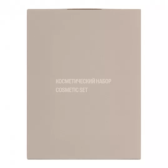 Косметический набор No name, бежевый, картон