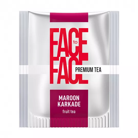 Чай в пакетиках Face to Face Maroon Karkade, фруктово-травяной ароматизированный, 1,5 г