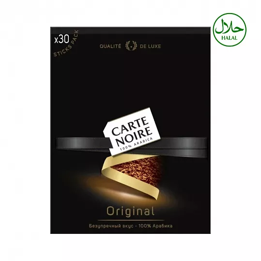 Кофе в стике CarteNoire, натуральный растворимый сублимированный, 1,8 г
