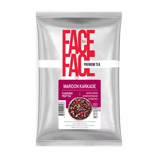 Чай листовой Face to Face Maroon Karkade, травяной, 250 г