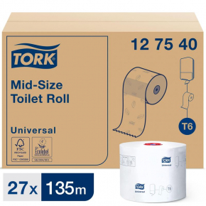 Туалетная бумага TORK Universal 1сл. 137м.,27рул