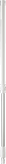 Телескопическая алюминиевая ручка Vikan, 1305 - 1810 мм, Ø32 мм, белый цвет