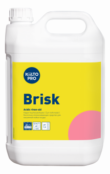 Brisk, кислое средство для ополаскивания посуды, 5л