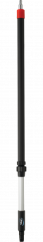 Алюминиевая ручка с подачей воды Vikan, 1080 - 1600 мм, Ø32 мм, черный цвет