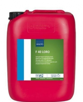F40 Loro, сильнокислотное моющее средство для рециркуляционной мойки, 20л