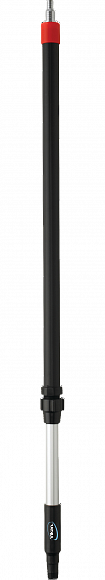 Алюминиевая ручка с подачей воды Vikan, 1080 - 1600 мм, Ø32 мм, черный цвет