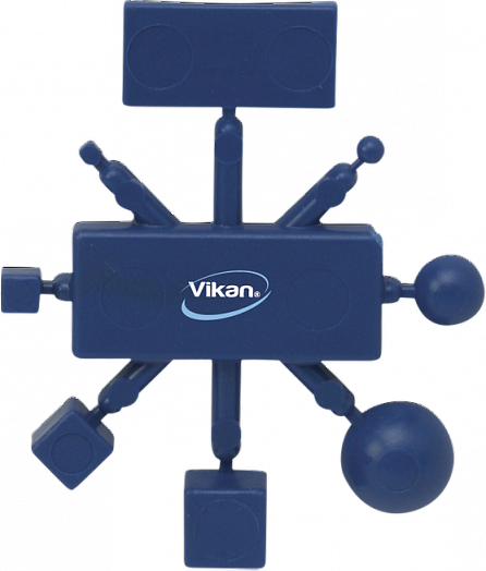 Набор для калибровки металлодетектора Vikan, 55 мм, металлизированный синий цвет