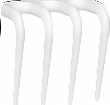 Гигиеничные вилы (рабочая часть) Vikan, 205 мм,  белый цвет
