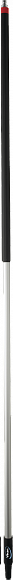 Алюминиевая ручка с подачей воды с бытроразъемным соединением (Q) Vikan, Ø31 мм, 1920 мм, черный цвет