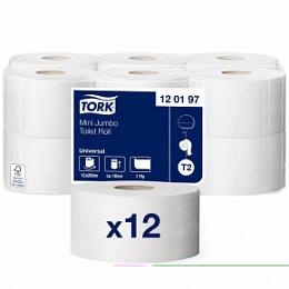 Туалетная бумага TORK Universal 1сл. 200м., 12рул