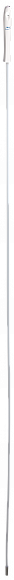 Гибкая ручка из нейлона Vikan, Ø6 мм, 1505 мм, белый цвет