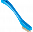 Щетка для мелких деталей с термоустойчивым ворсом Vikan, 205 мм, Очень жесткий, синий цвет